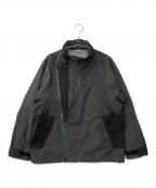 WHITE MOUNTAINEERINGホワイトマウンテ二アニング）の古着「スタンドカラー パデッド ジャケット/STAND COLLOR PADDED JACKET」｜ブラック