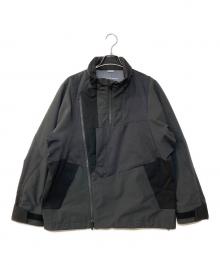 WHITE MOUNTAINEERING（ホワイトマウンテ二アニング）の古着「スタンドカラー パデッド ジャケット/STAND COLLOR PADDED JACKET」｜ブラック