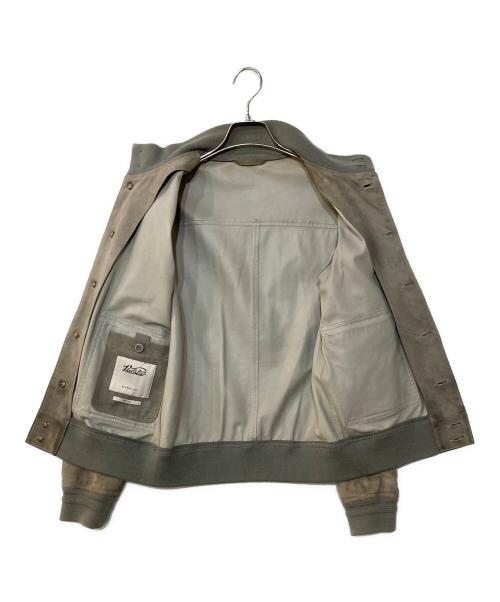 VALSTAR（ヴァルスター）VALSTAR (ヴァルスター) ゴートスウェードジャケット ベージュ サイズ:44の古着・服飾アイテム