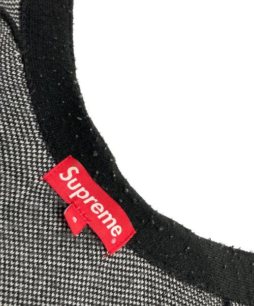 SUPREME（シュプリーム）Supreme (シュプリーム) Brushed Checkerboard Cardigan/ブラッシュド チェッカーボード カーディガン ブラック サイズ:Sの古着・服飾アイテム