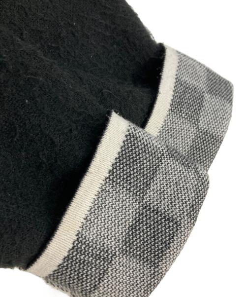 SUPREME（シュプリーム）Supreme (シュプリーム) Brushed Checkerboard Cardigan/ブラッシュド チェッカーボード カーディガン ブラック サイズ:Sの古着・服飾アイテム