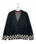 Supreme（シュプリーム）の古着「Brushed Checkerboard Cardigan/ブラッシュド チェッカーボード カーディガン」｜ブラック