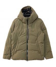 BEAUTY&YOUTH×KOMATSU（ビューティーアンドユース×コマツ）の古着「“小松マテーレ” ナイロン ALLIED ダウンジャケット」｜グリーン
