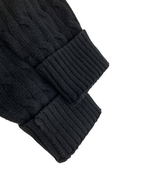 POLO RALPH LAUREN（ポロ・ラルフローレン）POLO RALPH LAUREN (ポロ・ラルフローレン) ポロベアジップアップニット ブラック サイズ:L(キッズ規格)の古着・服飾アイテム