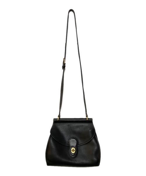 COACH（コーチ）COACH (コーチ) ターンロックシティショルダーバッグ ブラックの古着・服飾アイテム