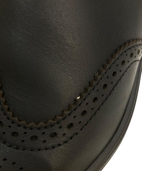 BLUND STONE（ブランドストーン）BLUND STONE (ブランドストーン) ELASTIC SIDED BROGUE BOOT エラスティック サイド ブローグ ブーツ ブラック サイズ:7の古着・服飾アイテム