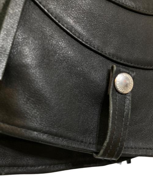NUMERODUE（ヌメロドゥエ）NUMERODUE (ヌメロドゥエ) ムートンレザージャケット ブラック サイズ:50の古着・服飾アイテム