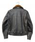 NUMERODUE (ヌメロドゥエ) ムートンレザージャケット ブラック サイズ:50：8000円