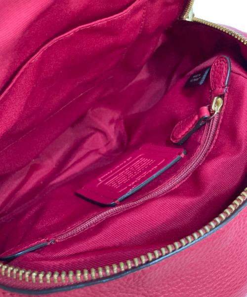 COACH（コーチ）COACH (コーチ) レザーミニリュック レッドの古着・服飾アイテム