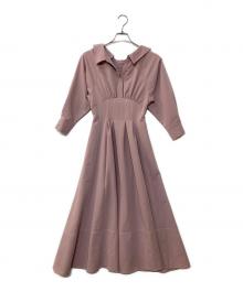 HER LIP TO（ハーリップトゥ）の古着「Montecristo Long Dress」｜ピンク
