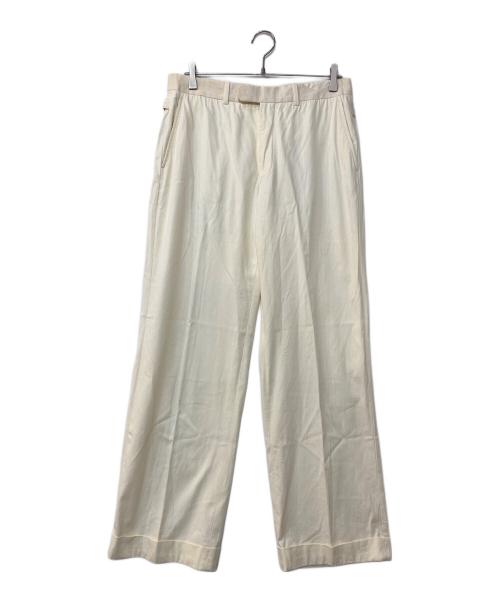 POLO RALPH LAUREN（ポロ・ラルフローレン）POLO RALPH LAUREN (ポロ・ラルフローレン) コットン チノトラウザー ホワイト サイズ:W32の古着・服飾アイテム