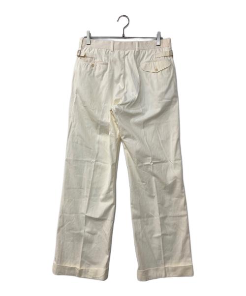 POLO RALPH LAUREN（ポロ・ラルフローレン）POLO RALPH LAUREN (ポロ・ラルフローレン) コットン チノトラウザー ホワイト サイズ:W32の古着・服飾アイテム