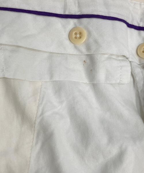 POLO RALPH LAUREN（ポロ・ラルフローレン）POLO RALPH LAUREN (ポロ・ラルフローレン) コットン チノトラウザー ホワイト サイズ:W32の古着・服飾アイテム