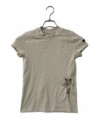 RICK OWENS×Championリックオウエンス×チャンピオン）の古着「Small Level Mesh Tee スモール レベル メッシュ Tシャツ」｜ベージュ