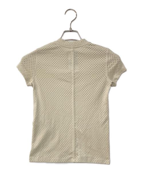 RICK OWENS（リックオウエンス）RICK OWENS (リックオウエンス) Champion (チャンピオン) Small Level Mesh Tee スモール レベル メッシュ Tシャツ ベージュ サイズ:XSの古着・服飾アイテム