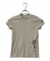 RICK OWENS（リックオウエンス）の古着「Small Level Mesh Tee スモール レベル メッシュ Tシャツ」｜ベージュ