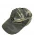 DIESEL（ディーゼル）の古着「C-KADER Camo baseball cap with creased print」｜グリーン