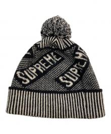 SUPREME（シュプリーム）の古着「Banner Beanie バナービーニー」｜ブラック