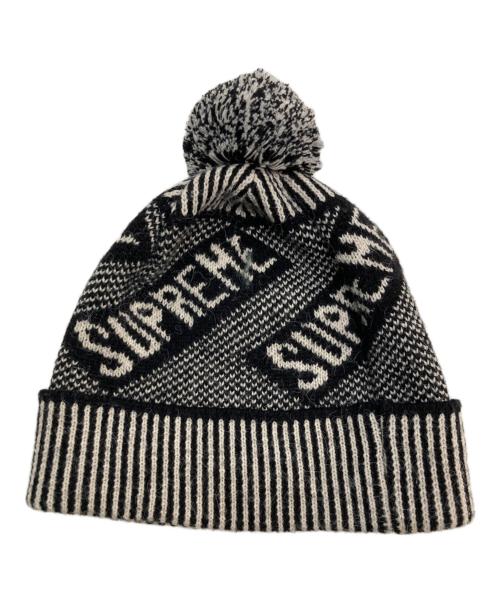 SUPREME（シュプリーム）SUPREME (シュプリーム) Banner Beanie バナービーニー ブラックの古着・服飾アイテム