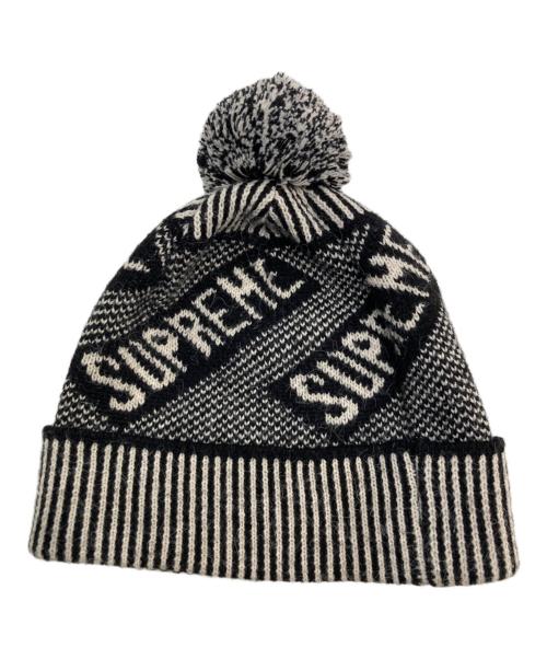 SUPREME（シュプリーム）SUPREME (シュプリーム) Banner Beanie バナービーニー ブラックの古着・服飾アイテム