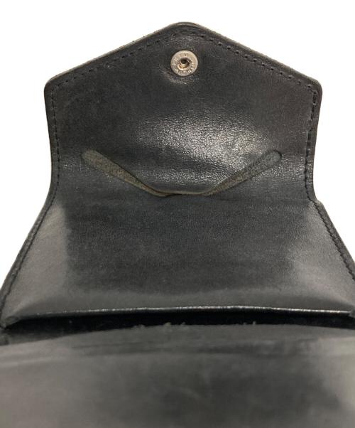 HENDER SCHEME（エンダースキーマ）HENDER SCHEME (エンダースキーマ) flap wallet フラップウォレット ブラックの古着・服飾アイテム