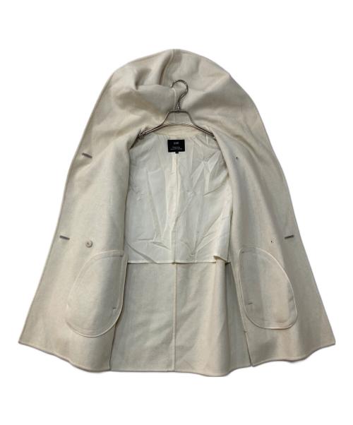 23区（ニジュウサンク）23区 (ニジュウサンク) アンゴラ混ソフトリバーコート グレー サイズ:40の古着・服飾アイテム