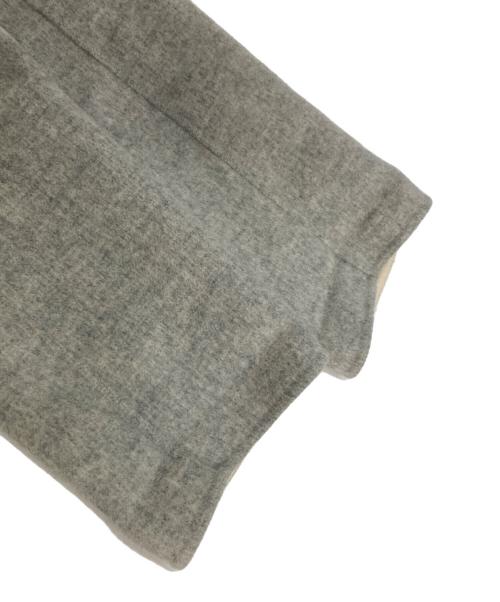 23区（ニジュウサンク）23区 (ニジュウサンク) アンゴラ混ソフトリバーコート グレー サイズ:40の古着・服飾アイテム