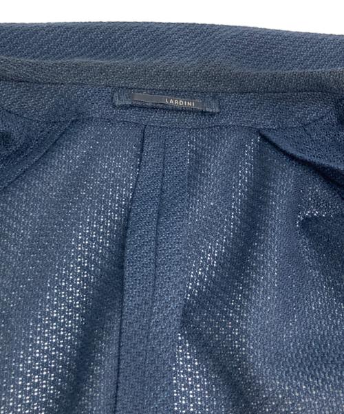 LARDINI（ラルディーニ）LARDINI (ラルディーニ) リネン混3Bアンコンジャケット ネイビー サイズ:44の古着・服飾アイテム