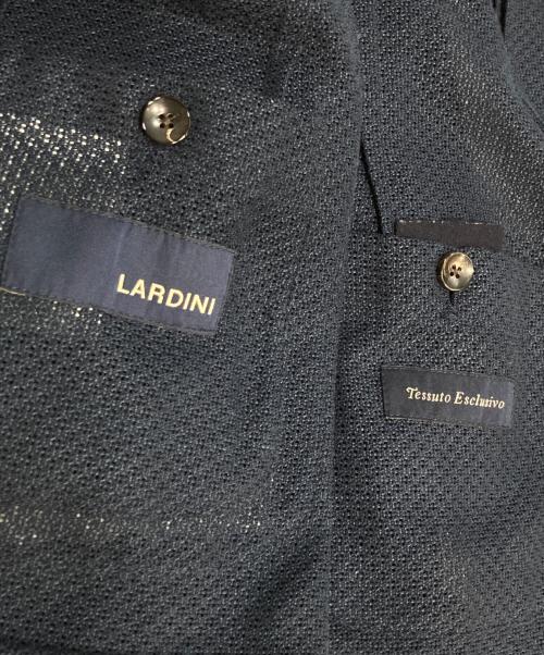 LARDINI（ラルディーニ）LARDINI (ラルディーニ) リネン混3Bアンコンジャケット ネイビー サイズ:44の古着・服飾アイテム