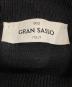 中古・古着 GRAN SASSO (グランサッソ) 12ゲージウールソリッドタートルネックニット ブラック サイズ:48：7000円