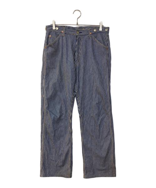 Hysteric Glamour（ヒステリックグラマー）Hysteric Glamour (ヒステリックグラマー) ヒッコリーペインターパンツ ネイビー サイズ:FREEの古着・服飾アイテム