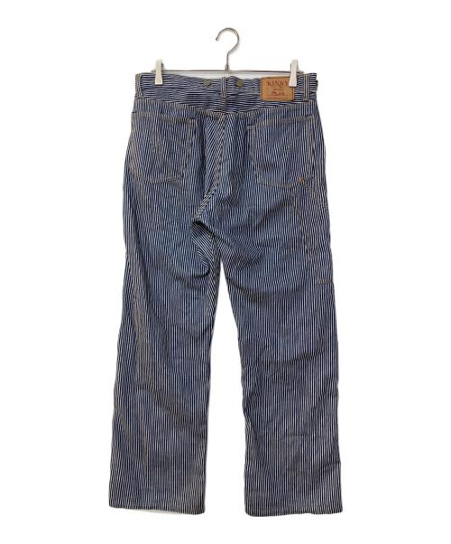 Hysteric Glamour（ヒステリックグラマー）Hysteric Glamour (ヒステリックグラマー) ヒッコリーペインターパンツ ネイビー サイズ:FREEの古着・服飾アイテム