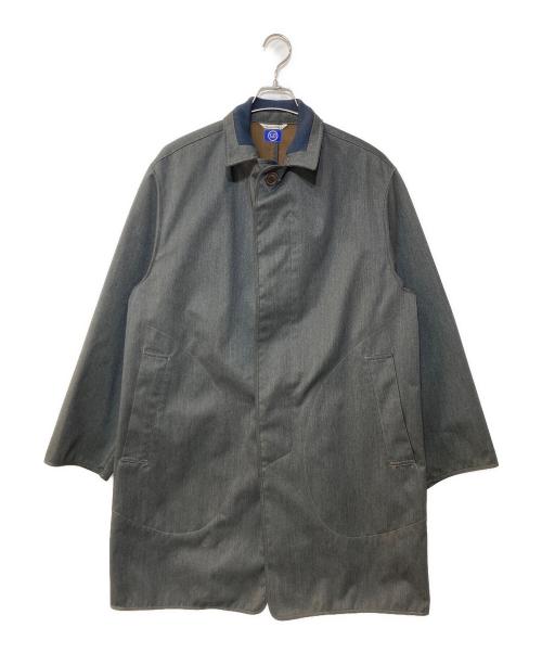 C.P COMPANY（シーピーカンパニー）C.P COMPANY (シーピーカンパニー) 90's リブ襟ステンカラーコート グレー サイズ:46の古着・服飾アイテム