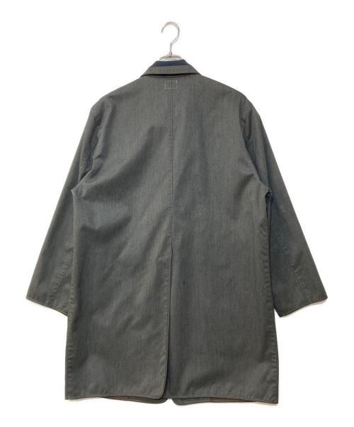C.P COMPANY（シーピーカンパニー）C.P COMPANY (シーピーカンパニー) 90's リブ襟ステンカラーコート グレー サイズ:46の古着・服飾アイテム