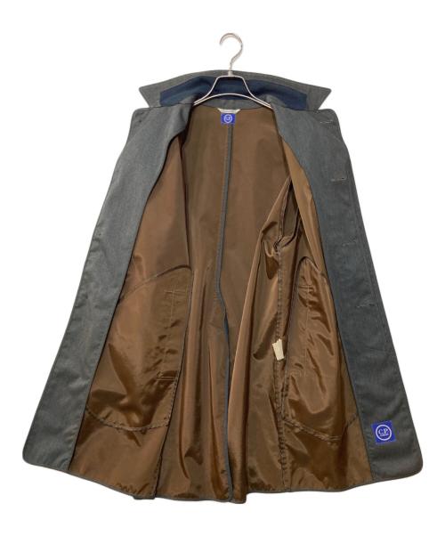 C.P COMPANY（シーピーカンパニー）C.P COMPANY (シーピーカンパニー) 90's リブ襟ステンカラーコート グレー サイズ:46の古着・服飾アイテム