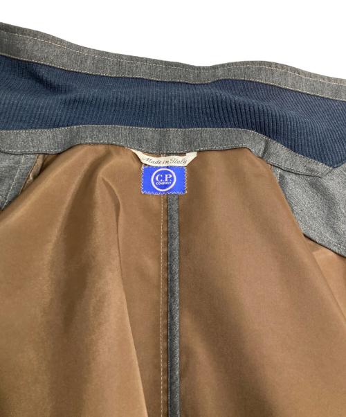 C.P COMPANY（シーピーカンパニー）C.P COMPANY (シーピーカンパニー) 90's リブ襟ステンカラーコート グレー サイズ:46の古着・服飾アイテム