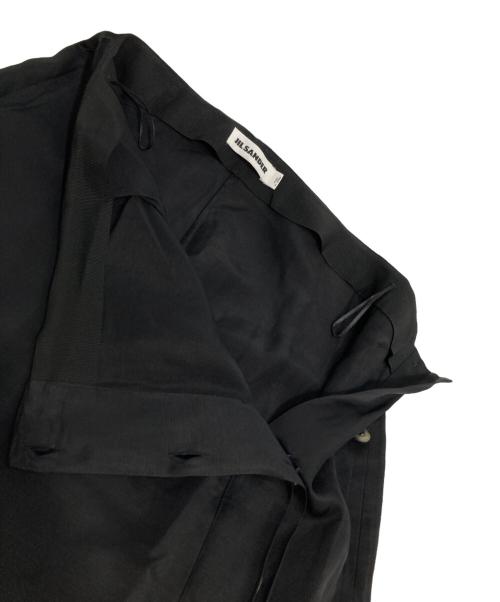JIL SANDER（ジルサンダー）JIL SANDER (ジルサンダー) ラップスカート ブラック サイズ:34の古着・服飾アイテム