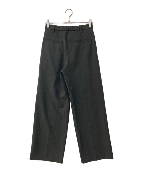 Spick and Span（スピック＆スパン）Spick and Span (スピック＆スパン) ダブルクロスツータックパンツ グレー サイズ:36の古着・服飾アイテム