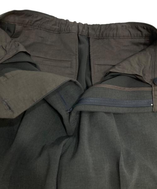 Spick and Span（スピック＆スパン）Spick and Span (スピック＆スパン) ダブルクロスツータックパンツ グレー サイズ:36の古着・服飾アイテム