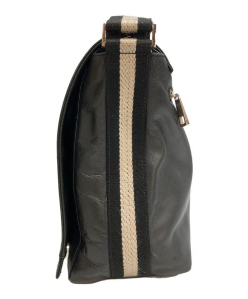 BALLY（バリー）BALLY (バリー) メッセンジャーバッグ ブラックの古着・服飾アイテム