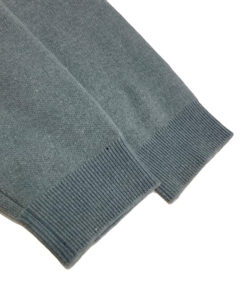 999HUMANITY（999ヒューマニティ）999HUMANITY (999ヒューマニティ) LAMBSWOOL LOGO CREWNECK KNIT ブルー サイズ:1の古着・服飾アイテム