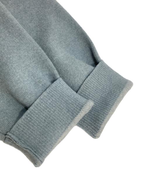 999HUMANITY（999ヒューマニティ）999HUMANITY (999ヒューマニティ) LAMBSWOOL LOGO CREWNECK KNIT ブルー サイズ:1の古着・服飾アイテム