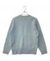 999HUMANITY (999ヒューマニティ) LAMBSWOOL LOGO CREWNECK KNIT ブルー サイズ:1：7000円