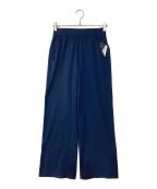 lululemon athleticaルルレモン アスレティカ）の古着「Wide-Leg Pull-On MR Pants プルオンミッドライズ ワイドレッグパンツ」｜ネイビー