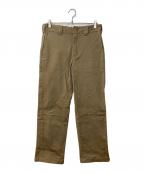 Dickies×RHC Ron Hermanディッキーズ×アールエイチシー ロンハーマン）の古着「別注ストレッチコットンストレートパンツ」｜ベージュ