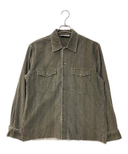 bitch skateboards（ビッチスケートボード）bitch skateboards (ビッチスケートボード) チェックシャツ ブラウン サイズ:Mの古着・服飾アイテム