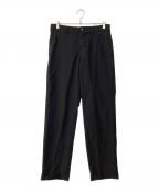 COMME des GARCONS HOMME DEUXコムデギャルソン オム ドゥ）の古着「ウールモヘヤ スラックス」｜ブラック