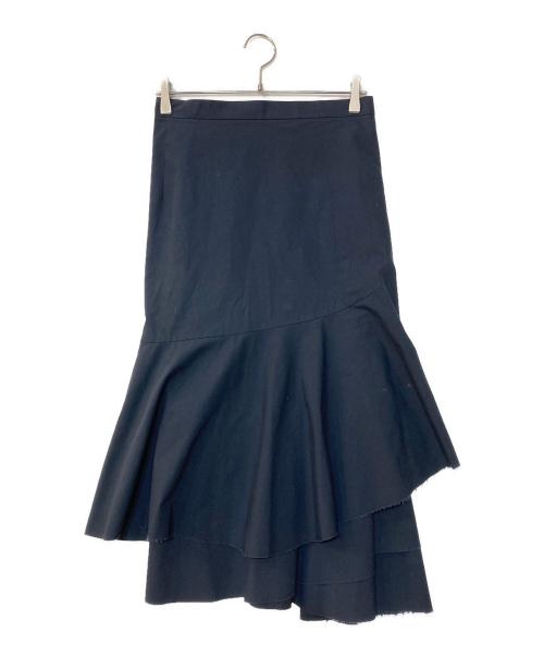 JUNYA WATANABE COMME des GARCONS（(ジュンヤワタナベ コムデギャルソン）JUNYA WATANABE COMME des GARCONS ((ジュンヤワタナベ コムデギャルソン) ラップスカート ネイビー サイズ:Mの古着・服飾アイテム