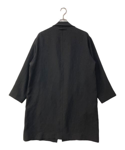UNITED ARROWS & SONS（ユナイテッドアローズ＆サンズ）UNITED ARROWS & SONS (ユナイテッドアローズ＆サンズ) PE CHESTER COAT ブラック サイズ:Mの古着・服飾アイテム