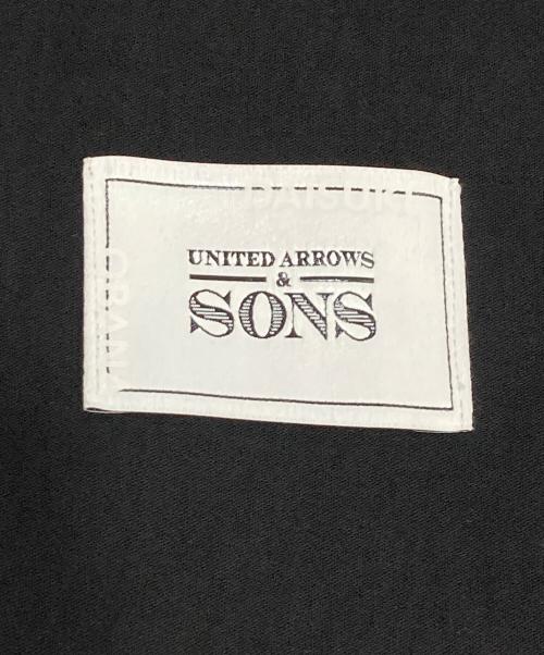 UNITED ARROWS & SONS（ユナイテッドアローズ＆サンズ）UNITED ARROWS & SONS (ユナイテッドアローズ＆サンズ) PE CHESTER COAT ブラック サイズ:Mの古着・服飾アイテム